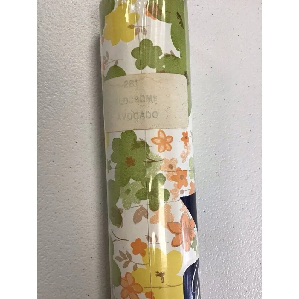Vintage New Magic Cover Contact Paper Roll 18 Square Feet 💛